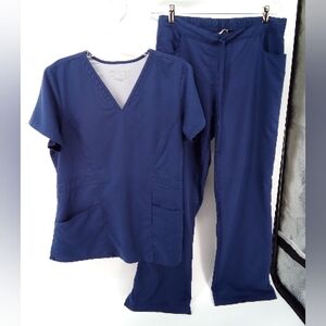 Grey's Anatomy Scrubs Set by Barco Navy Blue Nurse Doctor Hospital MT Large